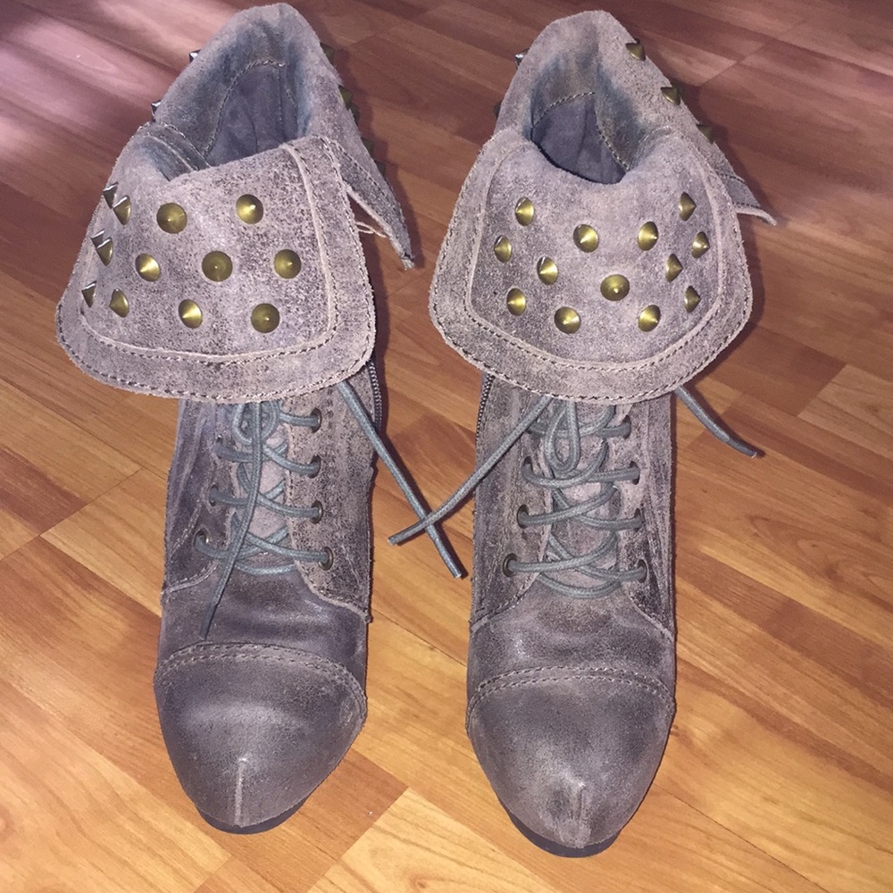 Studded “Battle” Boot - Picture 2 of 7